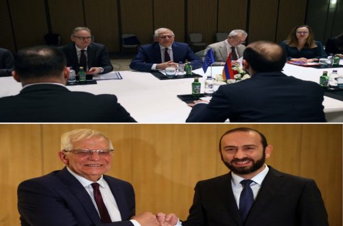 Cozep Borrell Ermənistan XİN başçısı ilə Antalyada görüşüb