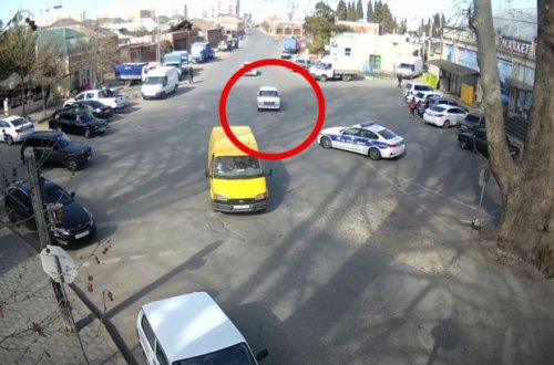 Gəncədə avtoxuliqanlıq edən şəxslər həbs olunublar - FOTO/VİDEO