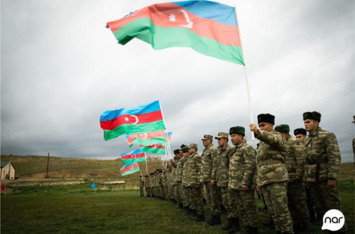 “Nar” Novruz bayramını azad edilmiş ərazilərdə əsgərlərlə qeyd etdi - FOTO/VİDEO