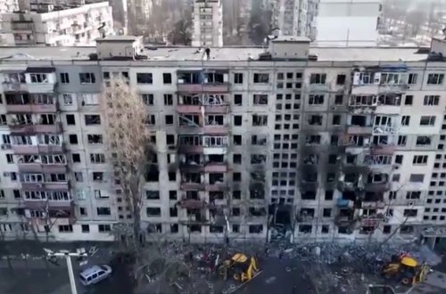 Иностранные журналисты показали разрушенные районы Киева - ВИДЕО