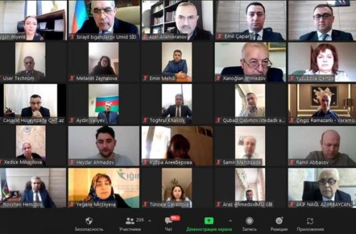 İcraçı direktor QHT-lərlə  onlayn görüş keçirdi - FOTO