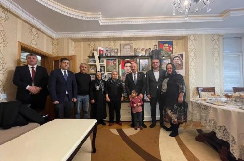 Vətən müharibəsi Şəhid ailələri ziyarət olundu