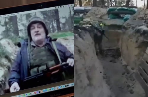 Rusiya vətəndaşı olan jurnalist silaha sarılaraq Ukrayna ordusunun sıralarında xidmət aparır - VİDEO