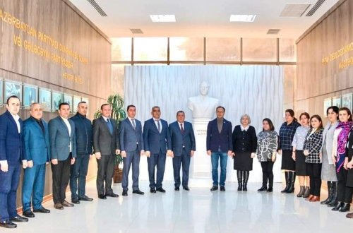 Deputat Ramil Həsən Novruz bayramı ərəfəsində Ucar rayon ictimaiyyət nümayəndələri ilə görüşüb