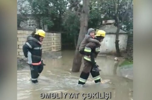 Masallı və Cəlilabadda su basmış ərazilərdən daha 25 nəfər xilas edilib