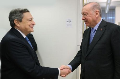 Ərdoğanla İtaliya Nazirlər Şurasının Sədri arasında görüş keçirilib