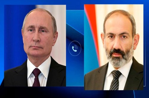 Paşinyan və Putin Qarabağı müzakirə ediblər