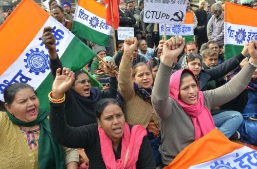 В Индии началась общенациональная двухдневная забастовка