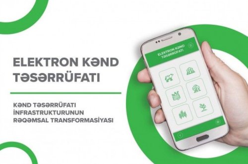 Toxumluq əkinlərin qeydiyyatı Elektron Kənd Təsərrüfatı İnformasiya Sistemi vasitəsilə həyata keçirilir