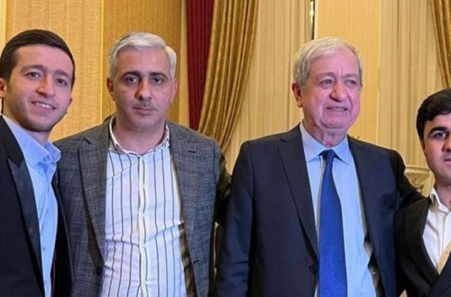 Xalq artistinin oğlu evləndi (FOTO)