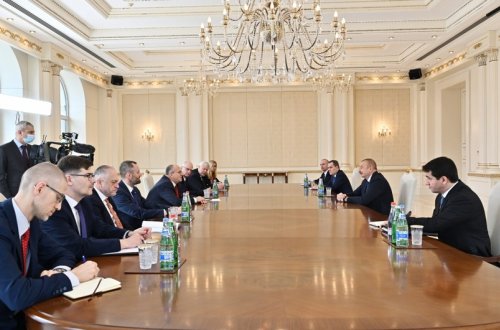 Prezident İlham Əliyev ATƏT-in sədrini qəbul edib