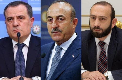 Çavuşoğlu Azərbaycan və Ermənistan XİN rəhbərləri ilə üçtərəfli görüş keçirmək istəyib