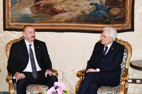 İtaliya Prezidenti Azərbaycan liderini ölkəsinə səfərə dəvət edib