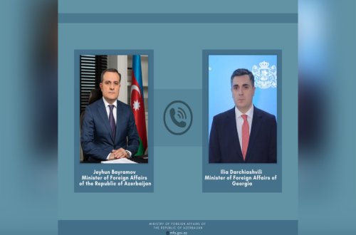 Azərbaycan və Gürcüstan XİN rəhbərləri arasında telefon danışığı olub
