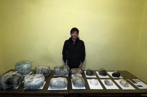 Dövlət Sərhəd Xidməti İranla sərhəddə külli miqdarda narkotik ələ keçirib - FOTO