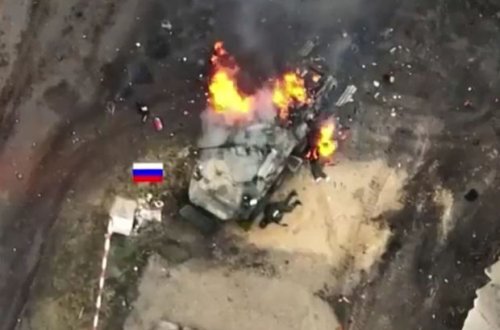 Rusiya ordusunun hərbi kolonunun sıradan çıxarılma əməliyyatı – ANBAAN VİDEO