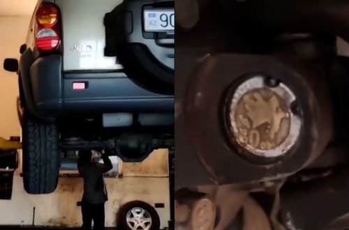 Альтернатива при ремонте автомобиля или неуважение к азербайджанскому гяпику? - ВИДЕО