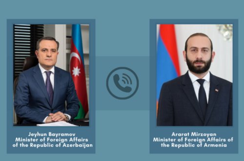 Azərbaycan və Ermənistan XİN başçıları arasında telefon danışığı olub