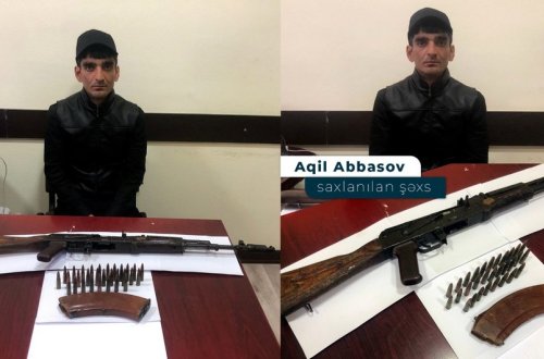 Bakıda “Kalaşnikov” satmaq istəyən şəxs saxlanılıb
