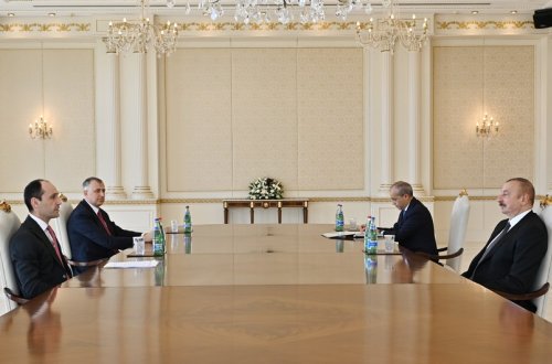 Prezident İlham Əliyev Gürcüstanın Baş nazirinin müavinini qəbul edib - YENİLƏNİB