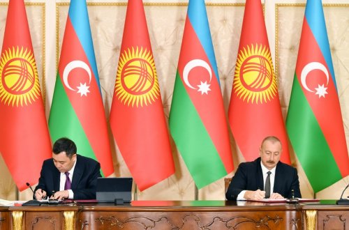 Azərbaycan və Qırğızıstanın Dövlətlərarası Şurasının yaradılması haqqında Memorandum imzalanıb