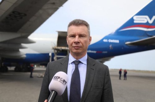 Ukrayna səfiri humanitar yardıma görə Azərbaycan Prezidentinə təşəkkür edib