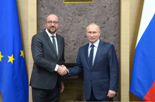 Şarl Mişel Putini Ukrayna şəhərlərində humanitar dəhlizlər yaratmağa çağırıb