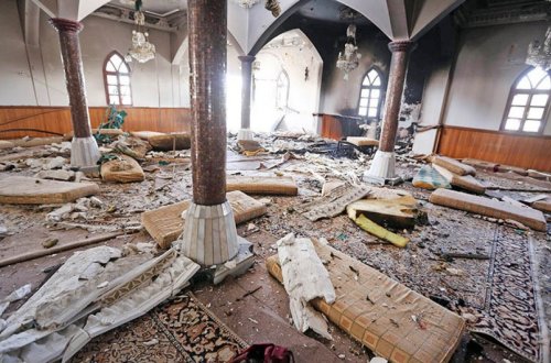 Əfqanıstanda məsciddə partlayış olub, ölənlər və yaralananlar var