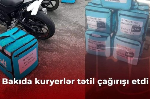 Bakıda “Wolt” şirkətinin 100-dən çox işçisi etiraza qalxdı - TƏFƏRRÜAT 