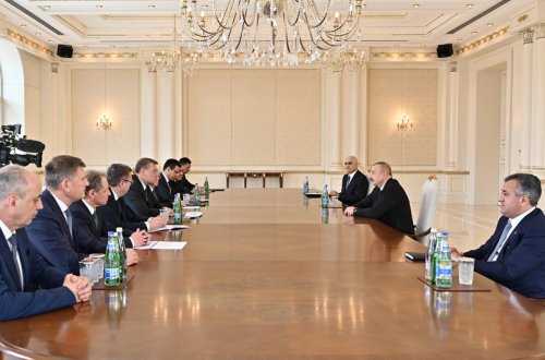 İlham Əliyev Həştərxanın qubernatorunu qəbul edib