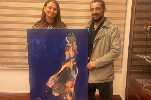 Deputat bir qrup ziyalı, sənətçi və vətəndaşla görüşüb