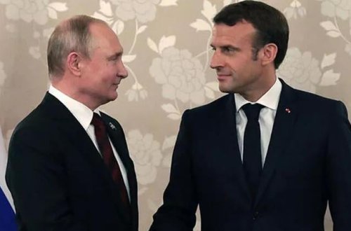 Putindən Makrona təbrik mesajı: 