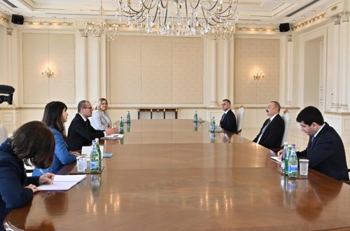 Prezident ÜST-nin Avropa üzrə regional direktorunu qəbul edib - YENİLƏNİB