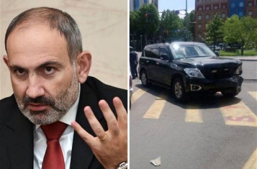 Paşinyanın korteji hamilə qadını öldürdü - VİDEO