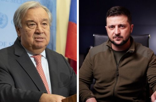 Zelenskinin BMT baş katibi ilə görüşü başlayıb