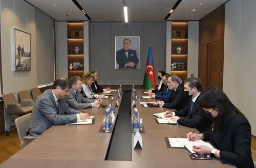 Ceyhun Bayramov Bolqarıstan XİN başçısının müavini ilə Ukraynanı müzakirə edib - FOTO