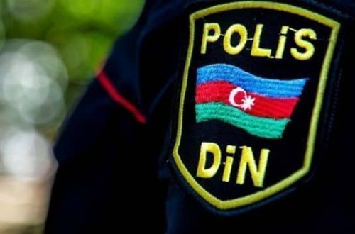 Polis əməkdaşına zor tətbiq edən şəxs saxlanıldı