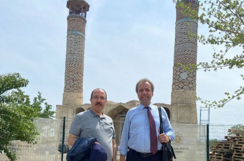 Türkiyə səfiri Ağdama səfər edib - FOTO