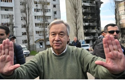 BMT Baş katibi: “Ukrayna xalqının şücaəti məni heyran etdi”