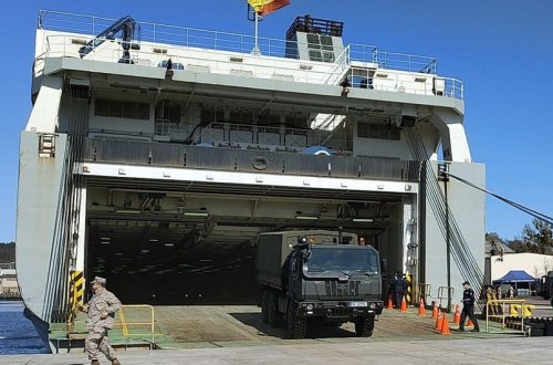 İspaniya Ukraynaya 200 ton hərbi yük göndərib