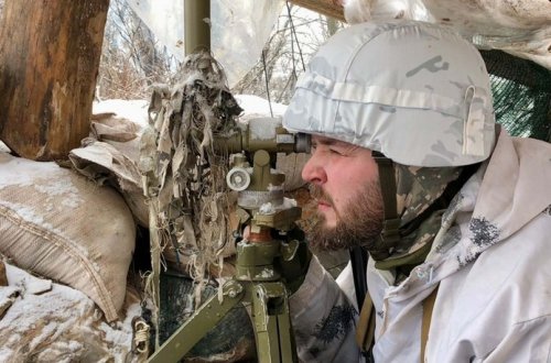 Ukraynalı döyüş zabiti: 