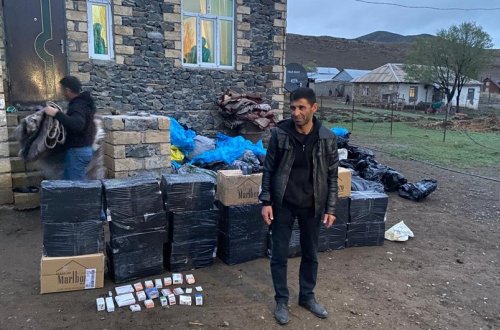 DSX əməliyyat keçirib, siqaret və dərman preparatları aşkarlanıb