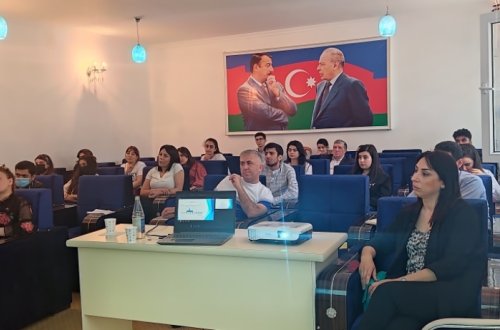 Mingəçevir Dövlət Universitetində “İşgüzar mühitdə konfliktlər: alternativ  metodlar və modellər” mövzusunda seminar keçirilib