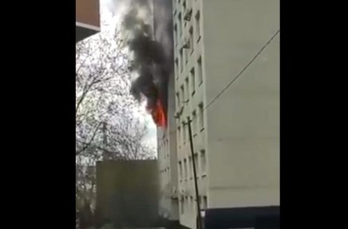 Rusiyada yaşayış binasında yanğın zamanı 3 nəfər ölüb, 16 nəfər xəsarət alıb