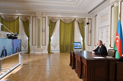 İlham Əliyev Vahid Hacıyevi Prezidentin xüsusi nümayəndəsi təyin olunması ilə əlaqədar qəbul edib