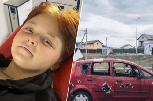 Ukraynada 15 yaşlı yaralı qız 4 nəfəri maşınla minalı sahədən keçərək xilas edib