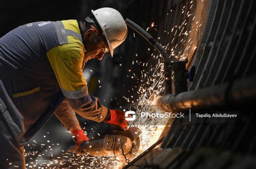 Кадры со станции Бакинского метрополитена с самыми тяжелыми гидрогеологическими условиями - ФОТОРЕПОРТАЖ