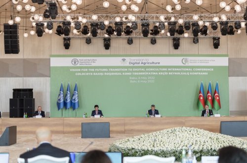 Bakıda FAO Baş Direktorunun iştirakı ilə “Gələcəyə baxış: Rəqəmsal kənd təsərrüfatına keçid” adlı beynəlxalq konfrans keçirilir