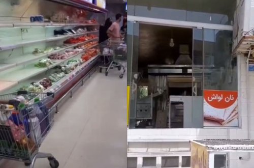 İranda çörək və ərzaq mallarında kəskin qıtlıq yaşanır - VİDEO