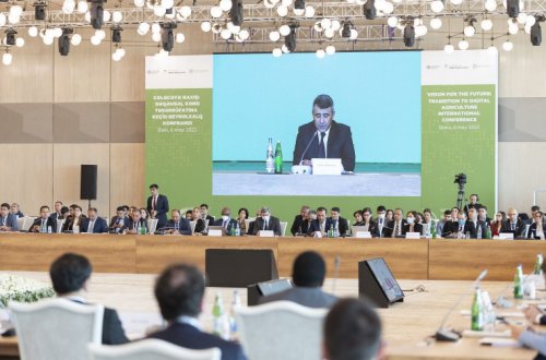 “Gələcəyə baxış: Rəqəmsal kənd təsərrüfatına keçid” adlı beynəlxalq konfrans çərçivəsində Nazirlər Toplantısı keçirilib